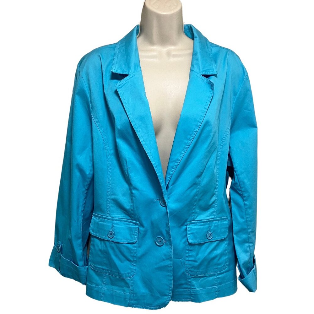 NWT Studio Works Blue Blazer Size: XL